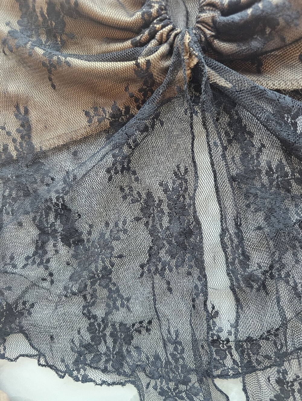 Tiger Mist Karolina Black Lace Tie-Top - Picture 7 of 10